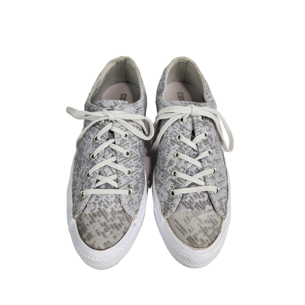 Converse Chuck Taylor All Star Gemma OX Mouse Dolphin Grey Sneakers Size 8
